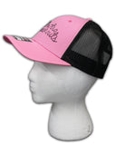 Pink and Black low-pro Trucker Hat
