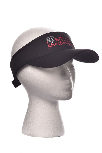 Black Logo Visor – Nitro Knockouts